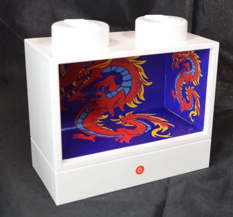 Rare Discontinued LEGO Dimensions LED Lite – Display Case for Minifigures