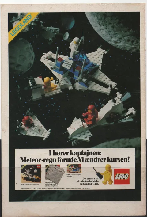 LEGO ADVERTISING INSERTS #  5-1083 # SPACE # 1982 #