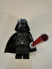 LEGO DARTH VADER MINIFIGURE STAR WARS REBELS SITH LORD W LIGHTSABER (WHITE HEAD)