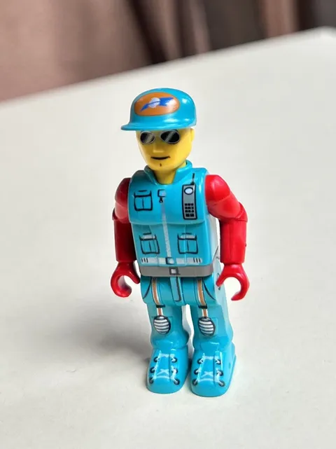 Lego JS027 Jack Stone Mini Fig Crewman du 4616 4613 1437