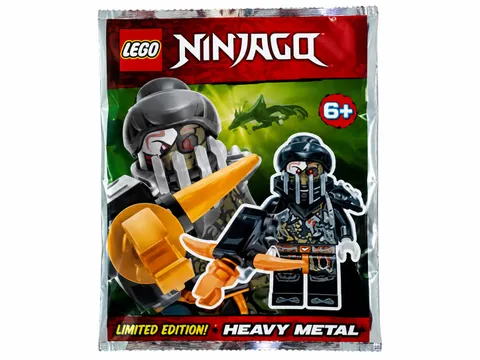 LEGO LIMITED EDITION HEAVY METAL NEW SEALED FOIL PACK NINJAGO!!!