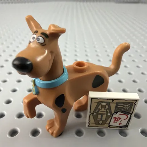 LEGO Scooby-Doo Minifigure Dog - 2x2 Tile 75900 75904