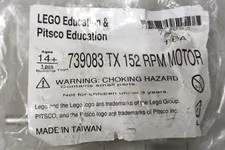 NEW Lego Education Pitsco #739083  152 RPM Motor  - NEW sealed in original pkg