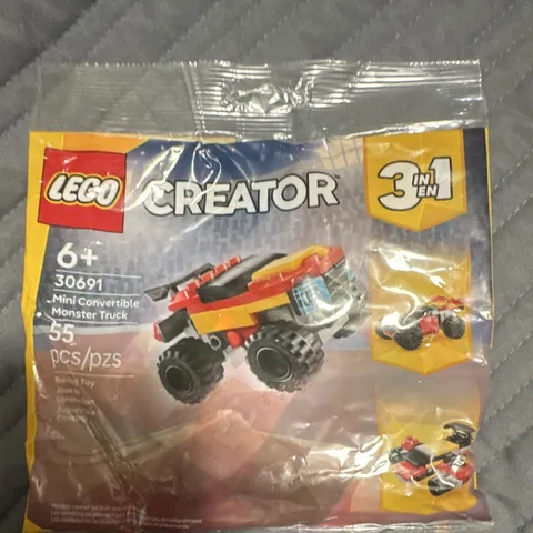 LEGO Creator 30691 Mini Convertible Monster Truck 3-in-1 Polybag 55 pcs