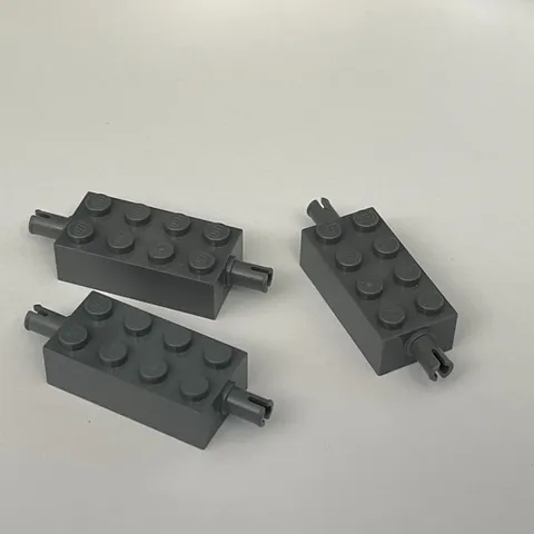 Lego 6249 Dark Gray Replacement Parts Pieces Lot of 3