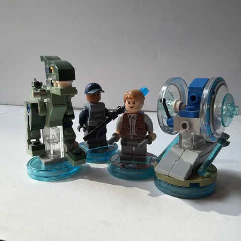 LEGO Dimensions Jurassic World Team Pack Owen ACU Velociraptor Gyrosphere 71205