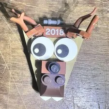 LEGO Set 5005253 MPN 2018 Reindeer Christmas tree ornament NO BAG