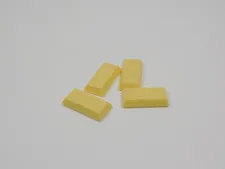 LEGO Lot of 4 Yellow Ingot Treasure Bar Accessory Minifig S4