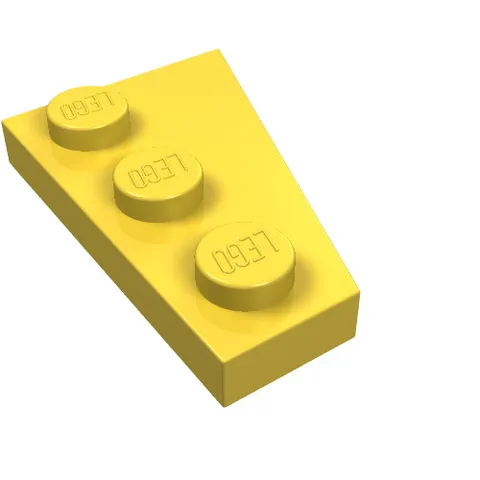 10x LEGO® Part 43723 - Wedge, Plate 3 x 2 Left