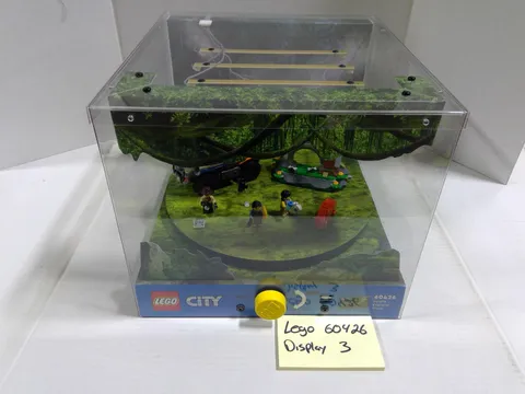 LEGO City 60426 Jungle Explorer Truck Lighted Display Case Clear Plastic