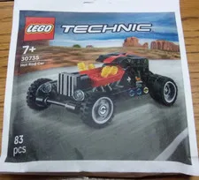 New 2026 Lego Technic 30735 Hot Rod Car Paperbag Set