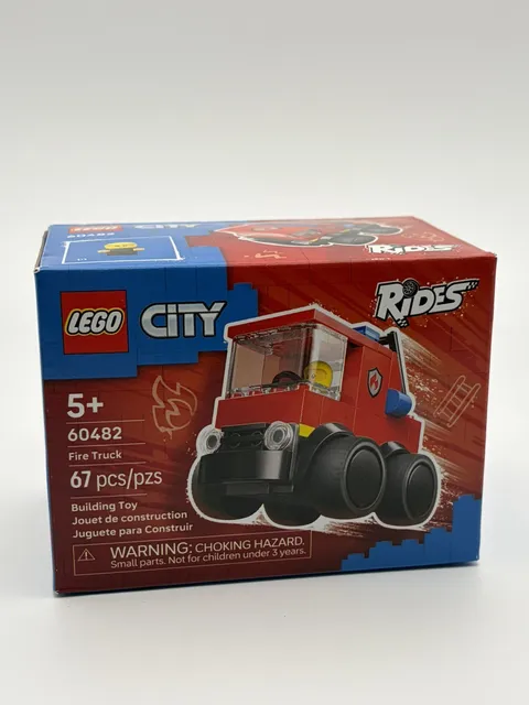 LEGO City Rides Fire Truck Building Toy 60482 New In Box