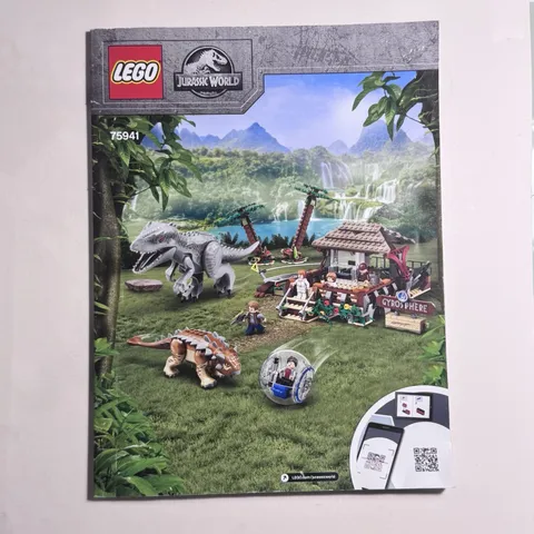 Lego 75941 Jurassic World: Indominus Rex vs. Ankylosaurus INSTRUCTIONS ONLY