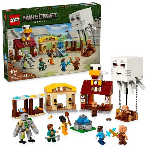 LEGO Minecraft The Ghast Balloon Village Attack 21273 Japan