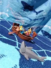 LEGO Vintage Pirates "PERILOUS SHARK ESCAPADE" Pirate System Minifigure lot MOC