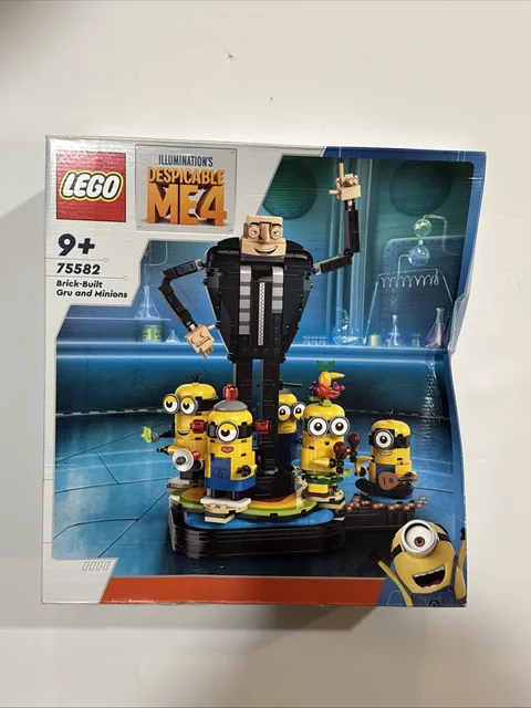 LEGO Despicable Me Brick-Built Gru and Minions 75582 New Damaged Box