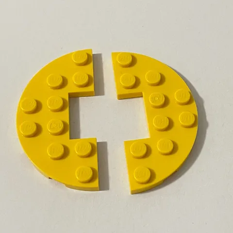 Lego 18646 Yellow Replacement Add-on Pieces Parts Lot of 2