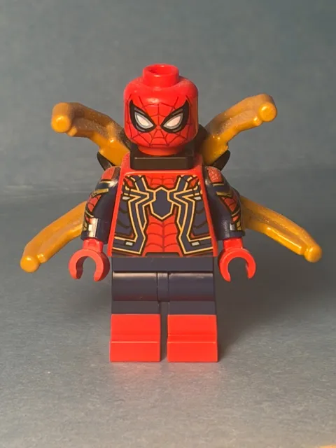 LEGO Marvel Minifig sh1074 - Iron Spider-Man - Light Scratches/No Cracks