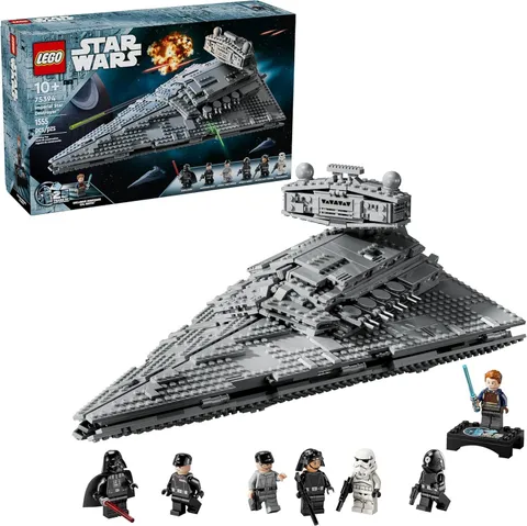 LEGO Star Wars 75394 Imperial Star Destroyer 1555pc w/ 7 Figs