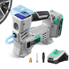 Litheli Tire Inflator Air Compressor 20V Cordless Car Tire Pump Digital