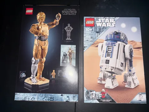 LEGO Star Wars: R2-D2 (75379) and C3PO (75398) bundle set