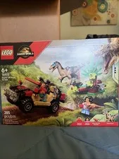 Lego #76972 Jurassic World Raptor Off-Road Escape 285 pcs New