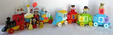 LEGO DUPLO TRAIN LOT Mickey & Minnie Birthday Train Set 10941 NUMBER TRAIN 10954