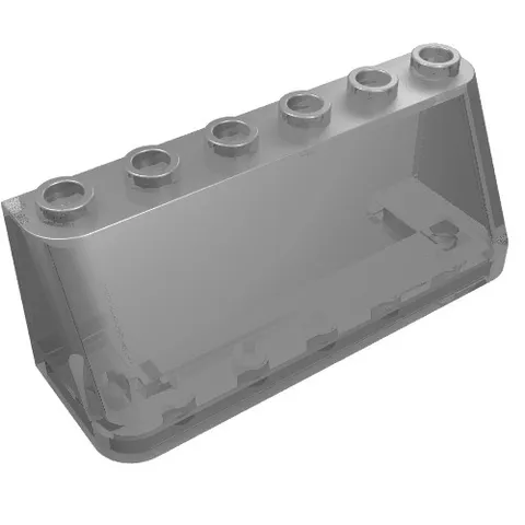 5x LEGO® Part 4176 - Windscreen 2 x 6 x 2