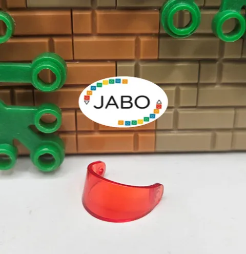 (S10 /12/5) Lego 2447 Helmet Visor Standard Trans-Red
