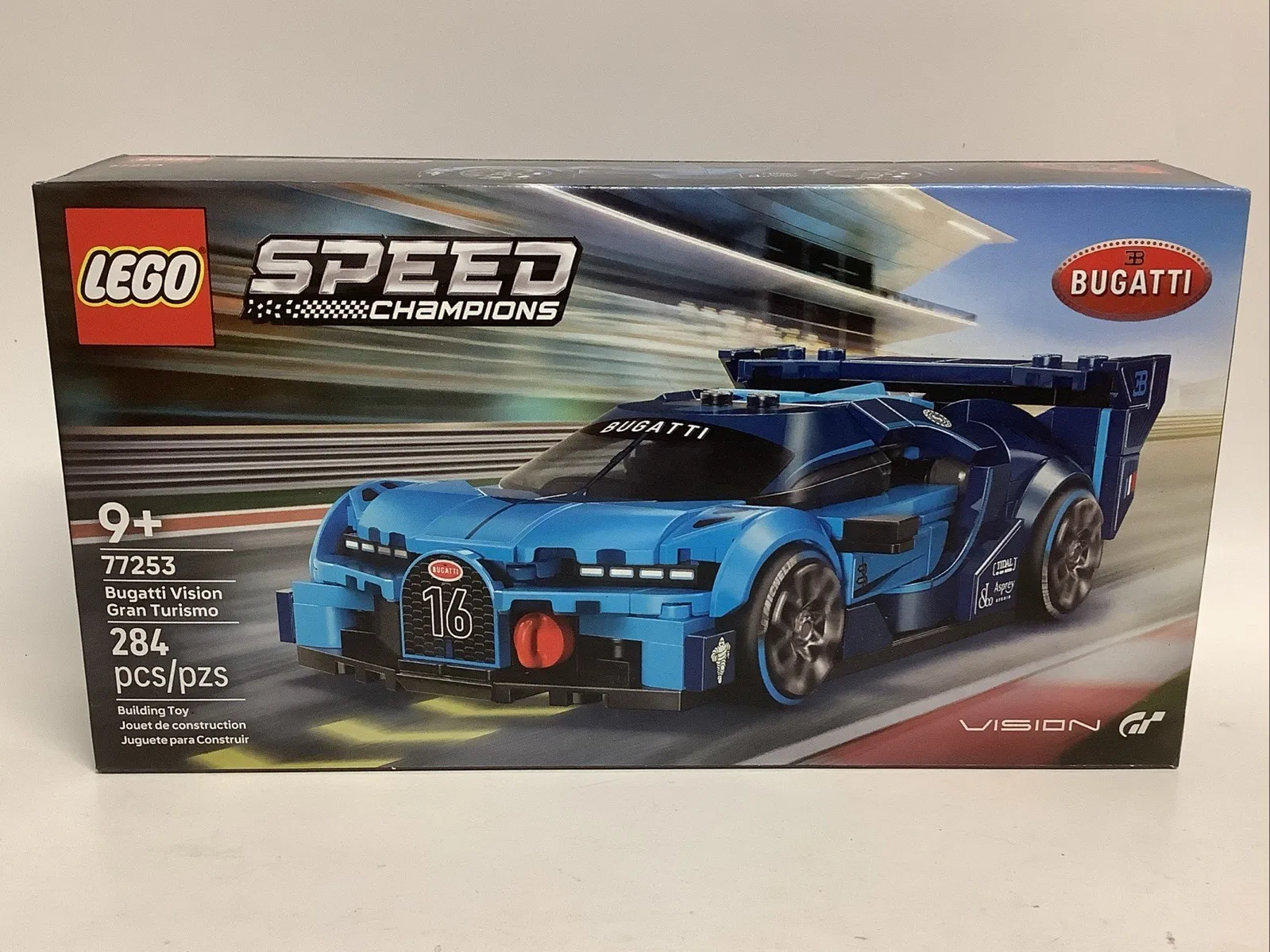 LEGO Speed Champions Bugatti Vision Gran Turismo Hyper Sports Car Building Toy