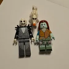 LEGO The Nightmare Before Christmas Minifigures Jack Skellington Sally Zero