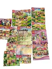 Lego Friends Manual Book Lot 3061 41057 3942 41095 41315 3930 3936 41051 3935