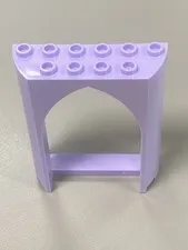 LEGO Lavender Panel 2x6x6 with Pointed Arch Ref 35565 Set 41162 43289 43196