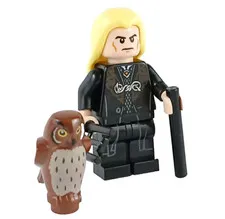 LEGO® Harry Potter LUCIUS MALFOY with Owl, Wand, and Cane Minifigure™ Set HP255