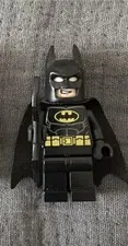 LEGO DC Super Heroes Batman Minifigure Black Suit With Cape Justice League Comic