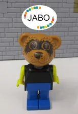 ( E5 / 7 ) Lego Fabuland figure fab12d Ricky Raccoon 324 3605