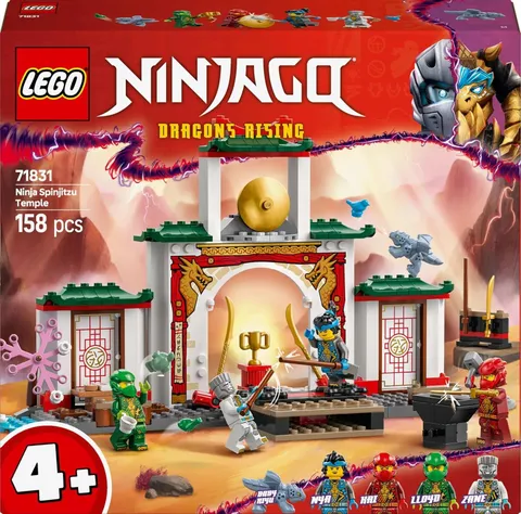 LEGO Ninjago Set 71831 Ninja Spinjitzu Temple 158-Piece Building Toy 158 Pieces