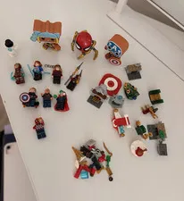 LEGO Marvel Studios Minifigure XMAS Lot Spider-Man Captain America Iron Man