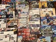 LEGO Instruction Manuals Bulk Lot - 86 Booklets Star Wars Ninjago Marvel Sonic