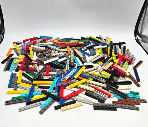 LEGO 1x6 Bulk Lot x300 Plates No. 3666 - Many Assorted Colors -  STEM Bricks