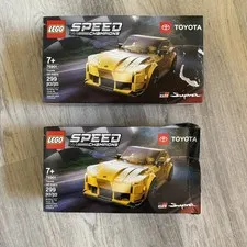 LOT OF 2 LEGO Speed Champions Toyota GR Supra (76901) Retired Set NEW SEALED