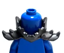 Lego - Minifigure Utensil - Dark Grey, Shoulder Armor, Ninja, Spiked