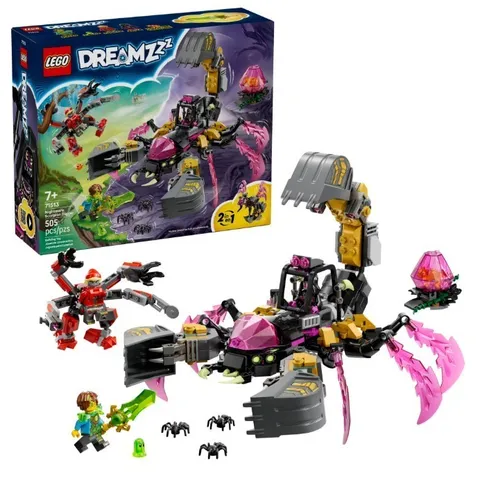 Hot Deal - LEGO DREAMZzz Nightmare Scorpion Digger 71513 Building Toy Kids Gift