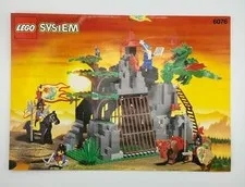 Lego 6076 Dark Dragon's Den Instruction MANUAL ONLY (1993)
