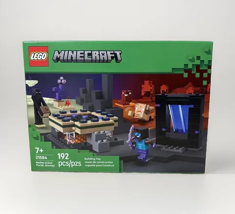 LEGO Minecraft 21584 Nether & End Portal Journey NEW 192pcs 7+ Brick Separator