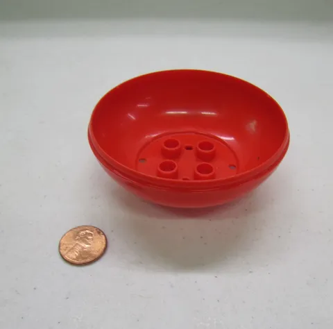 Lego Duplo Red Egg Base 31367 Piece Part Circle Bottom with 4 studs
