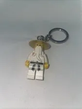 Lego Ninjago Sensei Wu Mini Figure Keychain Toy Fob Backpack Purse Charm 853101