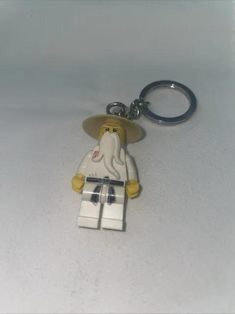 Lego Ninjago Sensei Wu Mini Figure Keychain Toy Fob Backpack Purse Charm 853101