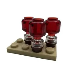 LEGO Minecraft Skull Arena Lights 6173950 LOT of 3