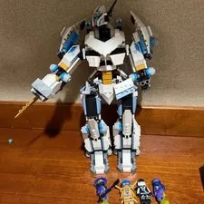LEGO NINJAGO 71738 Zane's Titan Mech Battle Approx 97% Complete w/ Minifigures